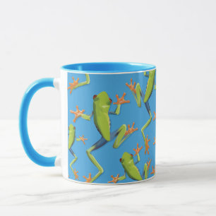 Mug Design Motif de grenouilles à arbre vert