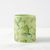 Mug Design Motif de grenouilles à arbre vert (Centre)