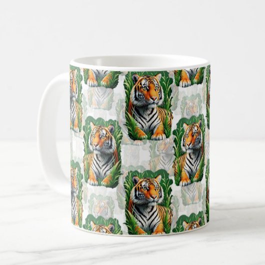 Mug Design Motif de tigre