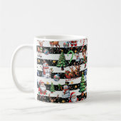 Mug Design Motif décoratif des rayures de Noël (Gauche)