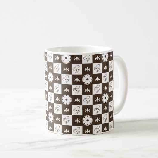 Mug Design Motif élégant et classique (Devant droit)