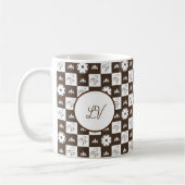 Mug Design Motif élégant et classique (Gauche)