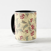Mug Design motif Holly berry (Devant gauche)