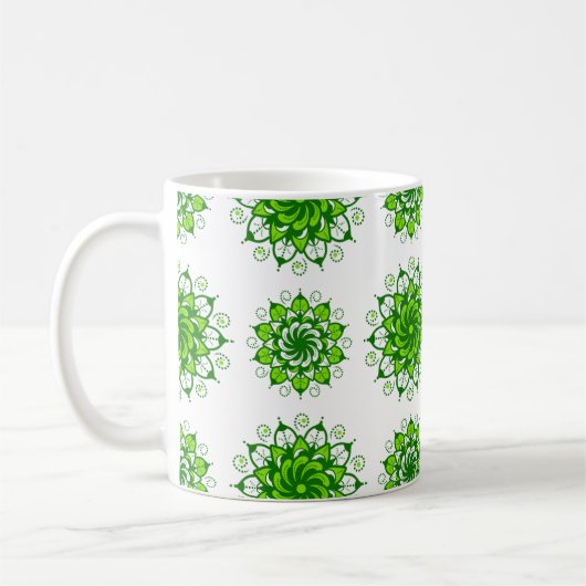 Mug design motif mandala (Gauche)