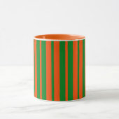 Mug Design Motif Orange Green (Centre)