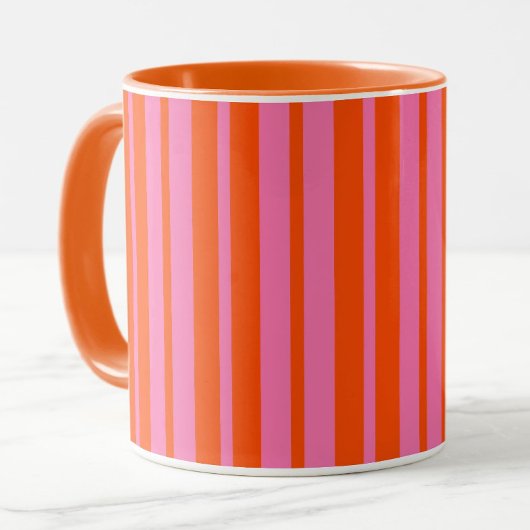 Mug Design Motif Orange Rose