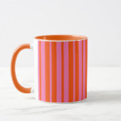 Mug Design Motif Orange Rose (Gauche)