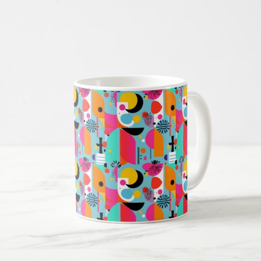 Mug Design motif rétro (Devant droit)