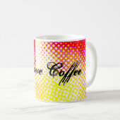 Mug Design Motif rose jaune (Devant droit)