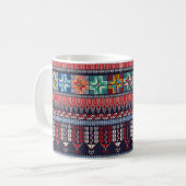 Mug Design motif sans couture avec Palestini tradition (Devant gauche)