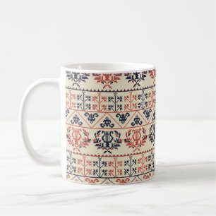 Mug Design motif sans couture avec Palestini tradition
