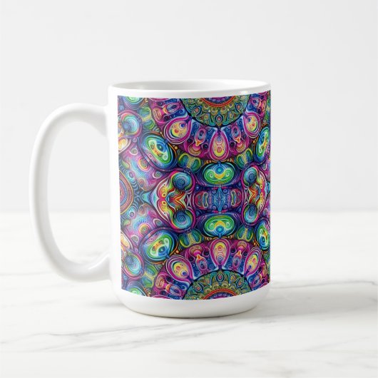 Mug Design néon coloré (Gauche)