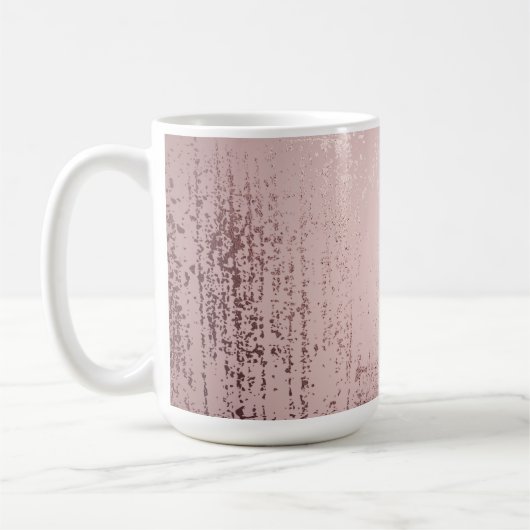 Mug Design or rose de luxe (Gauche)