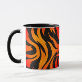 Mug Design orange et noir (Gauche)