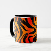 Mug Design orange et noir (Devant gauche)