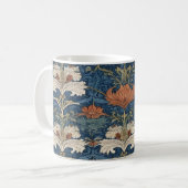 Mug Design ornemental inspiré par William Morris (Devant gauche)