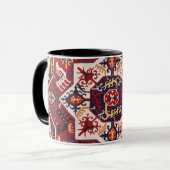 Mug Design persian rouge et bleu (Devant gauche)