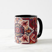 Mug Design persian rouge et bleu (Devant droit)