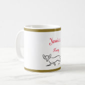 Mug design personnalisé "Foxy" (Devant gauche)