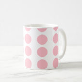 Mug Design Pois rose (Devant droit)