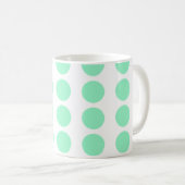 Mug Design Pois vert (Devant droit)
