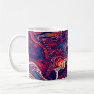 Mug Design Pop Art Abstrait Design élégant et artistiq
