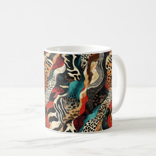 Mug Design Poster de animal élégant (Devant droit)
