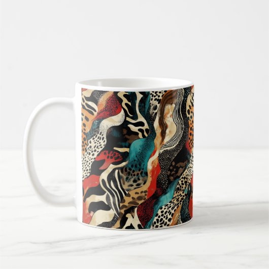 Mug Design Poster de animal élégant (Gauche)