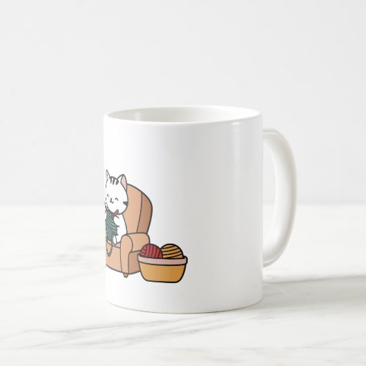 Mug design pour chat mignon | design chats (Devant droit)