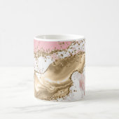 Mug Design Rose de luxe en marbre rose or (Centre)