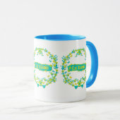 Mug design scandinave, Glad midsommar (Devant droit)