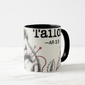 Mug Design: "The Hedgehog - Nature's Tailor" (Devant droit)