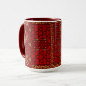 Mug Design turkmène antique (Devant gauche)