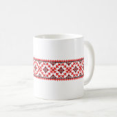 Mug Design ukrainien Vyshyvanka (Devant droit)