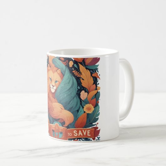 Mug "Design unique de stéthoscope en forme de cœur (Devant droit)