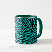 Mug Design vert impressionnant (Devant droit)