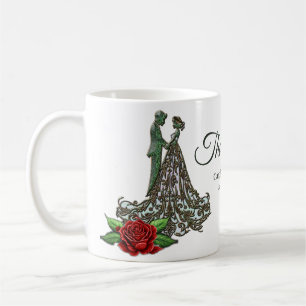 Mug Design vintage élégant et romantique.