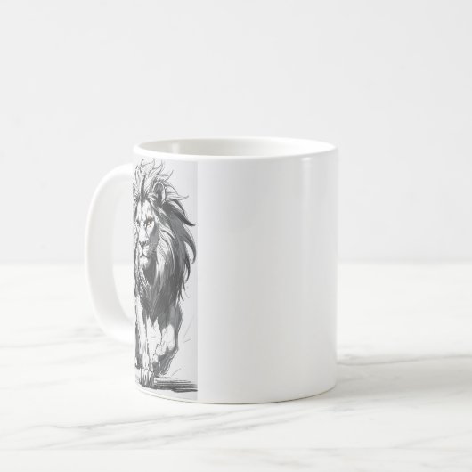 MUG DESIGNE LION (Devant gauche)