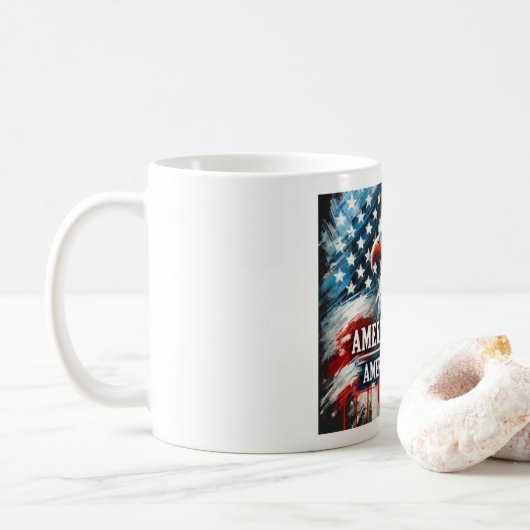 Mug Designer "American Made. American Pride" (Avec donut)