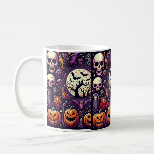 Mug Designs Halloween éffrayants - Parfait pour tous v (Gauche)