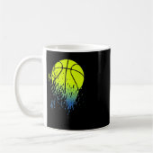 Mug Désintégration du Neon Green Basketball Urbain Gra (Gauche)