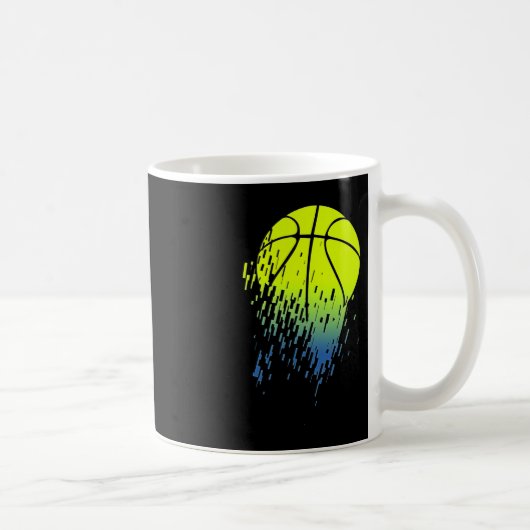 Mug Désintégration du Neon Green Basketball Urbain Gra (Droite)