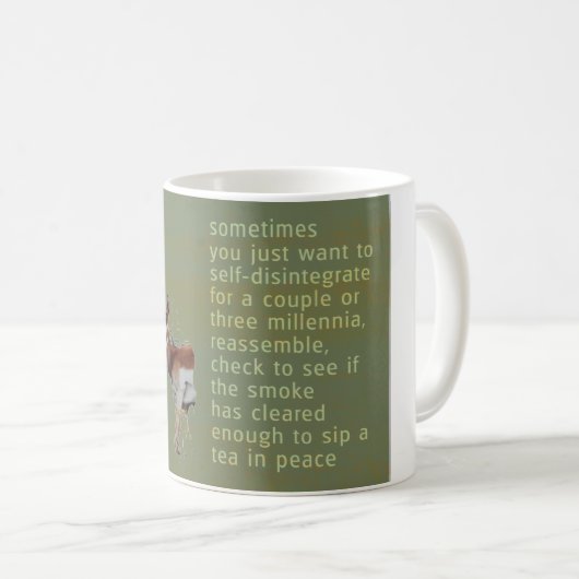 Mug Désir de désintégration (Devant droit)