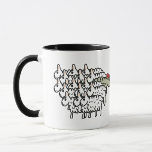 Mug Désobéir au mouton noir