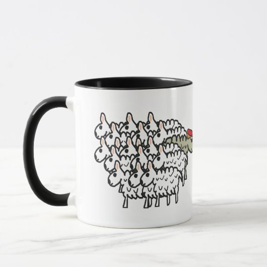 Mug Désobéir au mouton noir (Gauche)