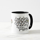 Mug Désobéir au mouton noir (Devant droit)