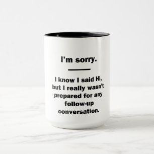 Mug Désolé.