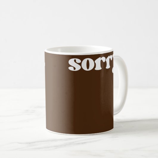 Mug Désolé (Devant droit)