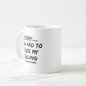 Mug Désolé D'Avoir Élevé Mon Frère (Devant gauche)