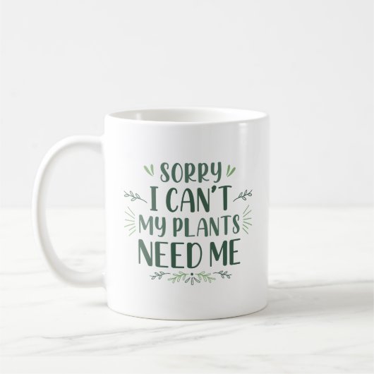 Mug Désolé de ne pas pouvoir avoir besoin de moi de me (Gauche)